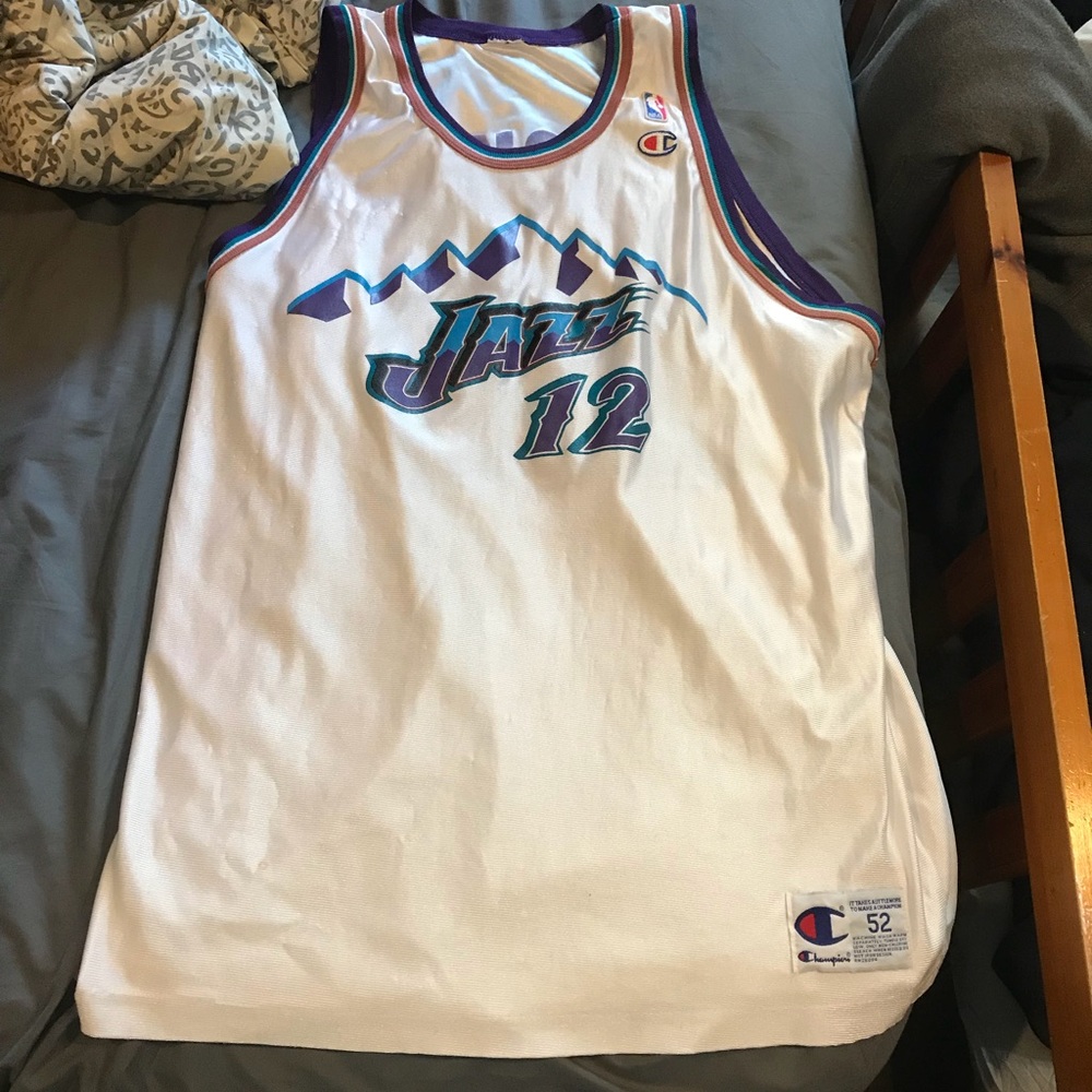 Vintage John Stockton champion jersey